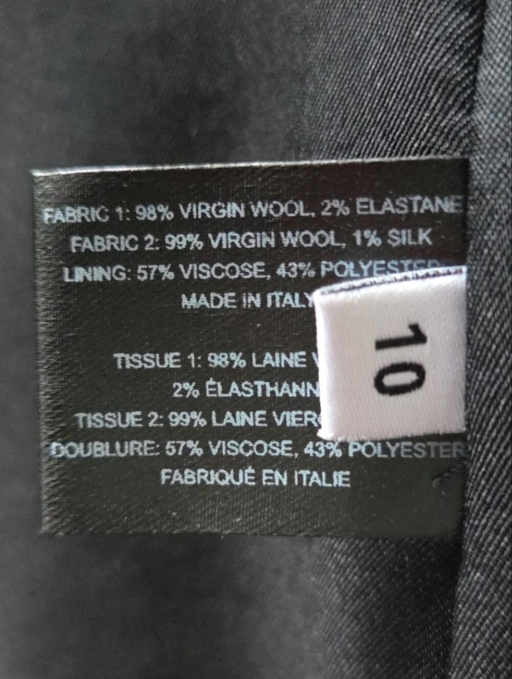 PROENZA SCHOULER NWOT CHARCOAL VIRGIN WOOL SILK JACKET BLAZER US 10 - Picture 14 of 15